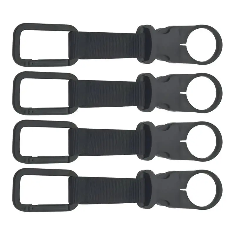 Water Bottle Holder 4 Pieces Water Bottle Ring Holder Multi-Functional Compact Detachable Strong Weight-Bearing Belt For Outdoor