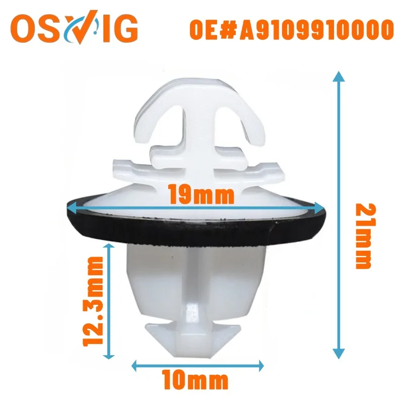 

30PCS A9109910000 Applicable to the side profile shaping strip decorative clip fixation of Mercedes-Benz Sprinter Mk3 vehicles