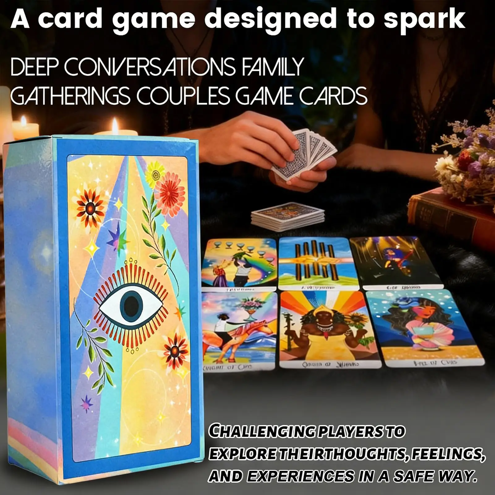 Tarot Cards For Beginners With Meaning On Them, 78pcs-Cards Pocket Size Tarot Learning Deck, Fortune Telling Game