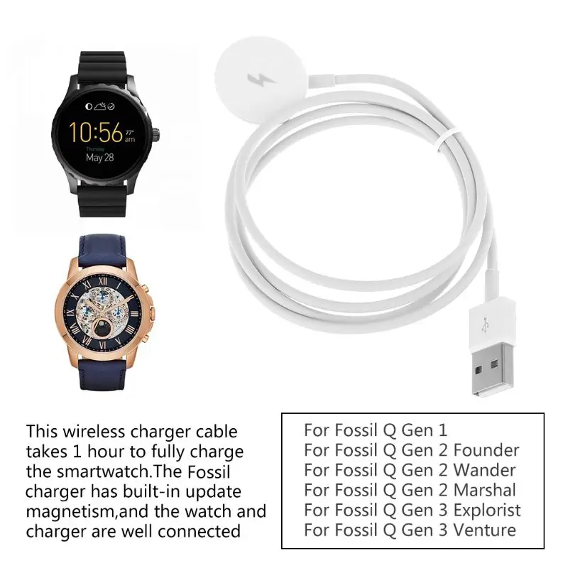 อะแดปเตอร์ชาร์จนาฬิกา USB สายช - Fossil Smartwatch Accessories บทวิจารณ์และราคา