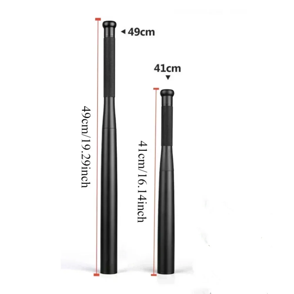 ไฟฉายป้องกันตัวเองติด LED ไม้เบสบอลกันน้ําอลูมิเนียมอัลลอยด์ไฟฉายสําหรับการป้องกันตัวเองฉุกเฉินป้องกันการจลาจลอุปกรณ์