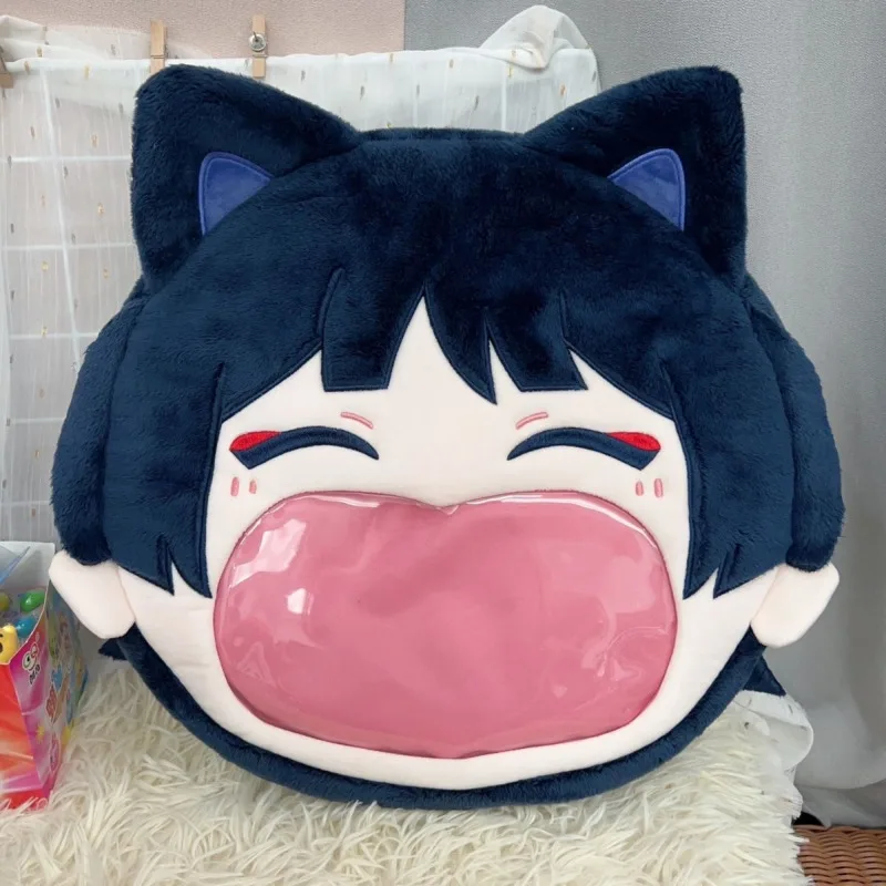 Genshin Impact planchers amouche Sac à Dos, Ita Sacs, Sac Kawaii Cosplay, Porte-clés en Peluche, Portefeuille Pendentif, Porte-Monnaie Mignon, DIY Messenger Bags