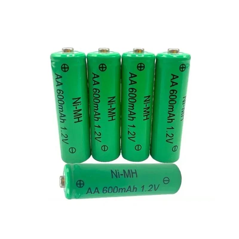 New AA 1.2V Rechargeable Ni-MH Battery Real Capacity 600mAh Suitable for Flashlight Remote Control MP3/MP4 Player Backup Battery