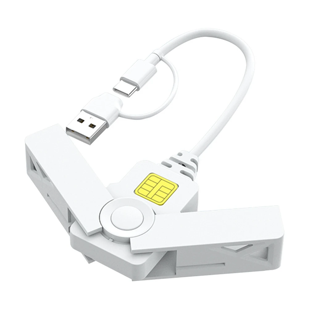 【Superdeals】قارئ بطاقات CAC الذكي USB A Type-C USB الوصول المشترك الإعلان الضريبي SIM/ID/قارئ بطاقات البنك الوصول المشترك CAC Reade