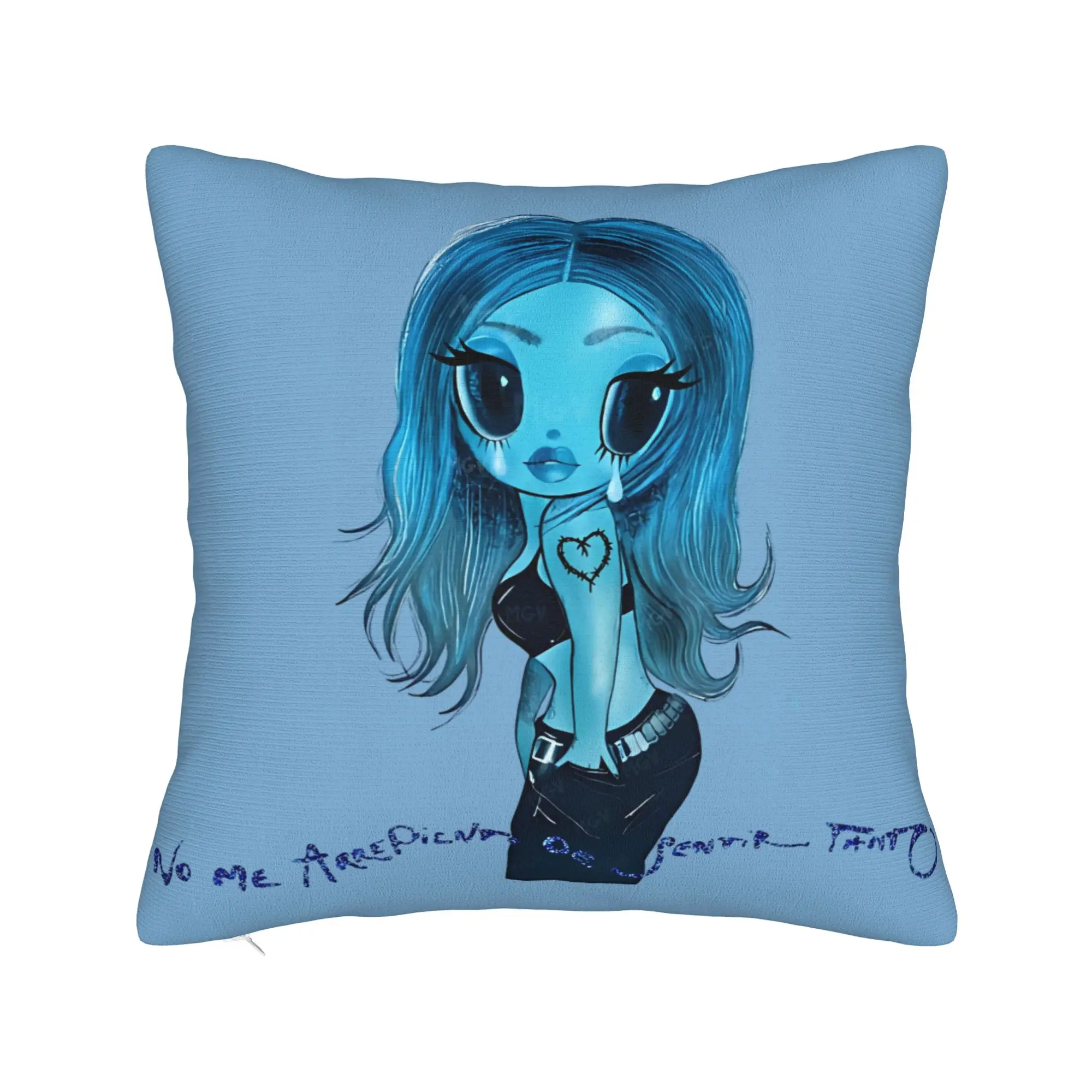 No Me Arrepiento De Sentir Tanto Karols G NMADST Pillowcases Accessories Printing Cushion Cover  Throw Pillow Cover