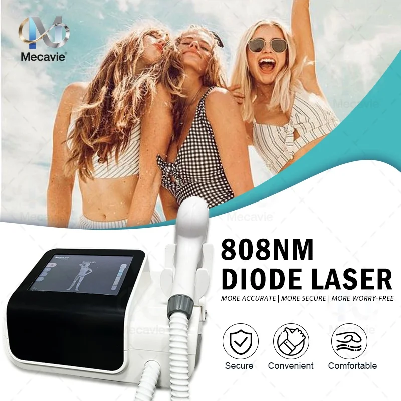 808 Laser Hair Removal Removal Ice Cooling Painless Permanent Depilation 6000W 755/810/940/1064nm Laser Machine Beauty Clinic
