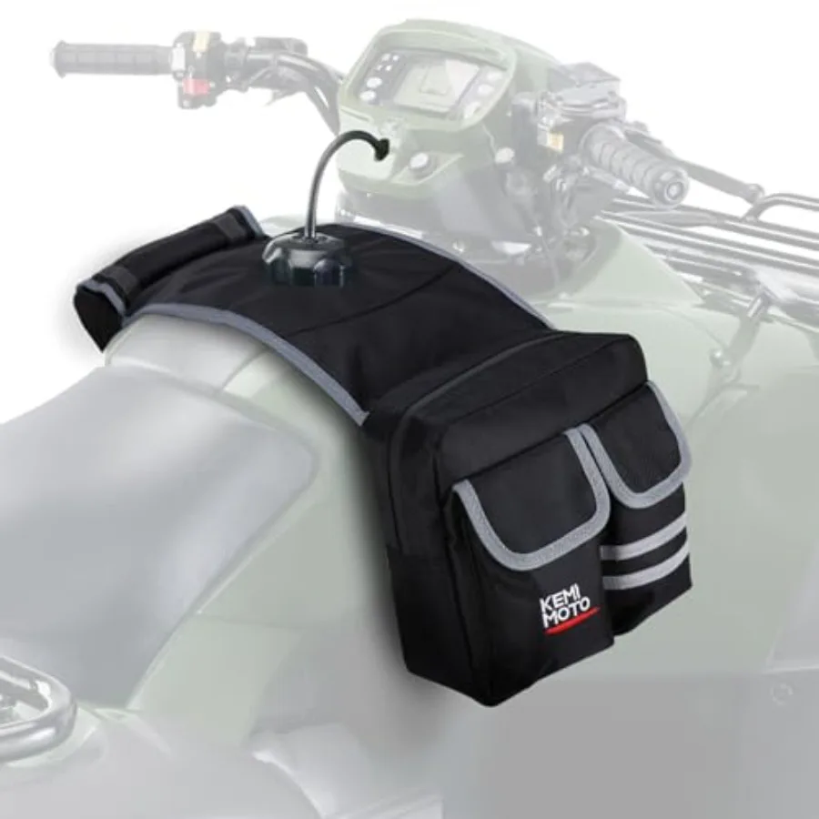 

ATV Tank Bag Water-resistant Warm Cooler All Terrain Vehicles Accories Motorcycle Saddle Bag Compatible with Sportsman Scramble