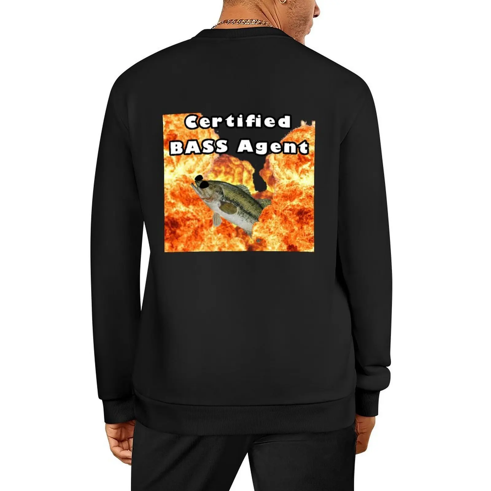 

Certified BASS Agent Pullover korean clothes mens clothes fashion men tracksuit men new in hoodies & sweat-shirt