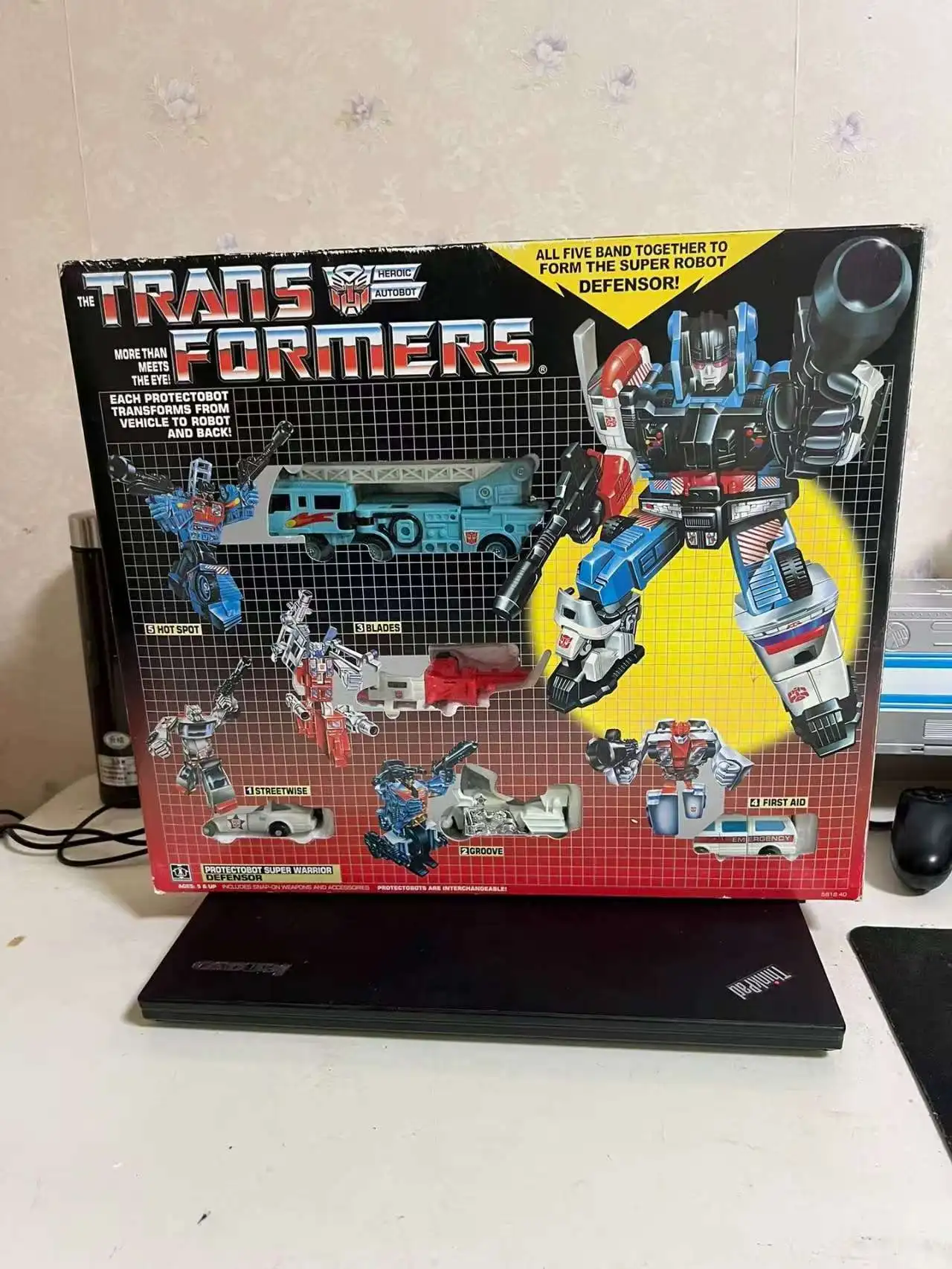 

9,85 дюймов стоковая игрушка Transformer G1 Defensor Комбинация модели робота KO фигурки Коллекционные фигурки для энтузиастов Подарок