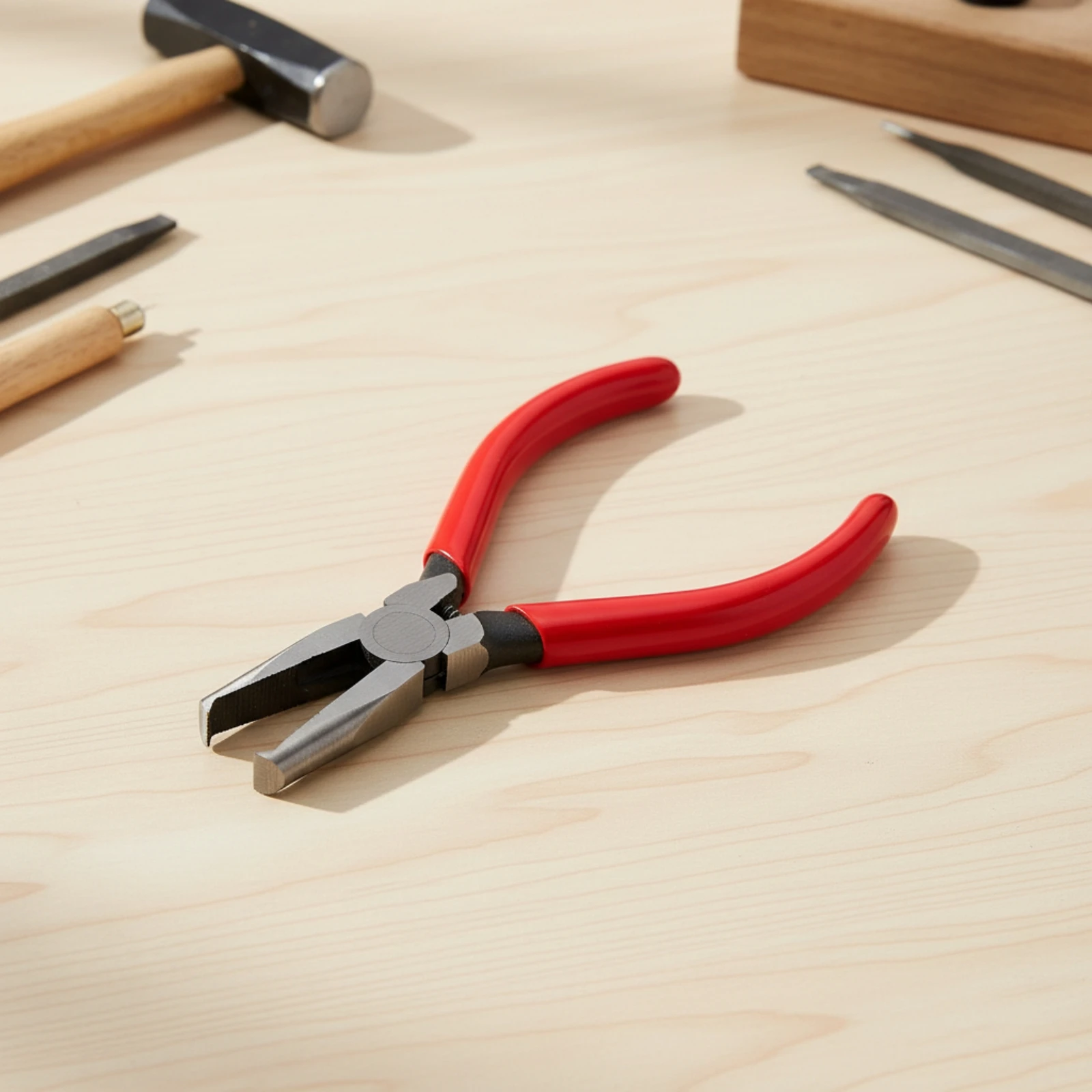 Fret Puller Pliers Spring-Loaded Guitar Fret Puller Hand Tool Rubberized Non-Slip for Luthiers, Fretboard Maintenance