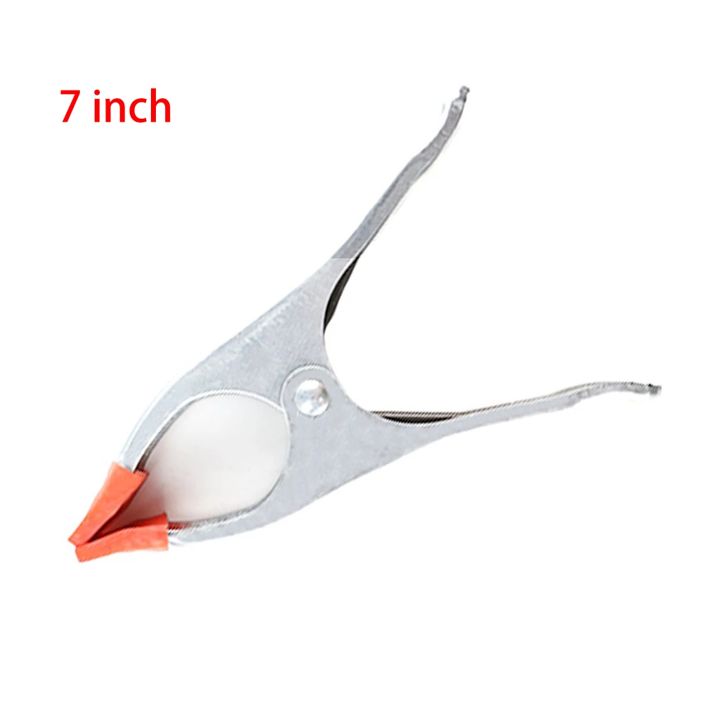 High Carbon Steel A Line Spring Clamp 4 6 7 9 Inch Strong Grip Woodworking Fixture With Protective Pads For DIY And Craft Work