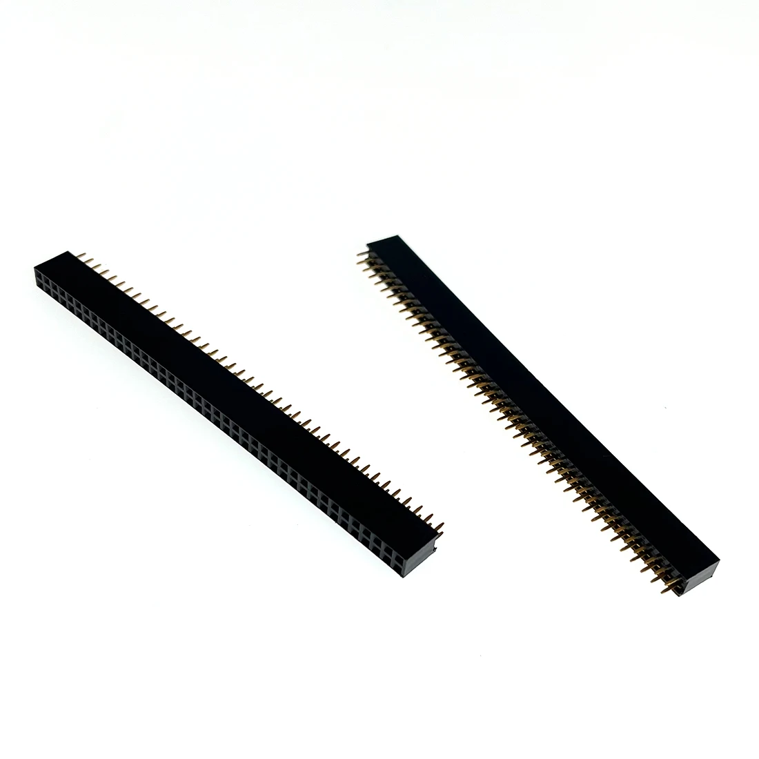 10pcs Female Pin Header Double Row 2x40 Pin 2.54mm Pitch Straight Female Seat Connector Wholesale