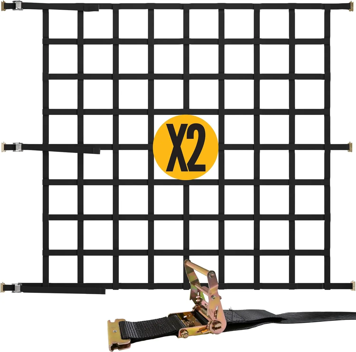 E Track Cargo Nets for Trailers 82
