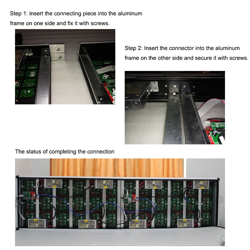 2590F2 LED Aluminum Frame Connector Expand Connection Framer For LED Matrix Panels Applicable To Indoor Semi-outdoor