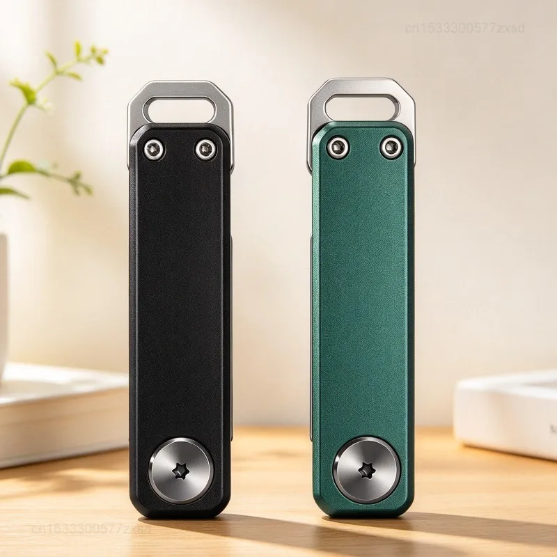 New Portable Folding Knife Multi Function Bottle Opener Key Chain Express Unpacking Folding Knife Sturdy Durable Bottle Opening