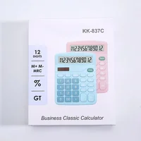 12 Digits Electronic Calculator Solar Calculator Dual Power Supply Calculator for Home Office School Financial Accounting Tools 6