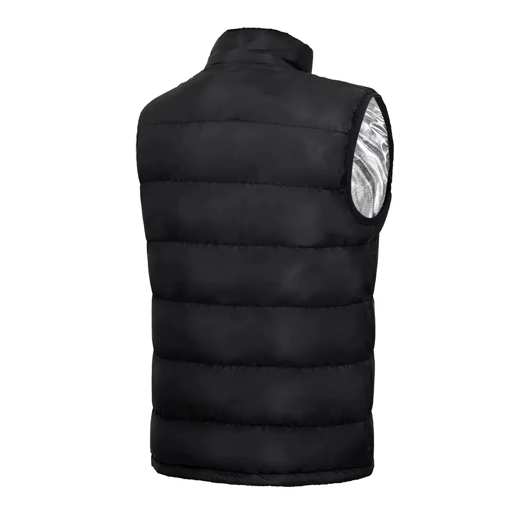 Unisex Electric Heated Vest with 9 Zones Graphene Heating Technology USB Charging Sportswear Heated Jacket for Men And Women Cam