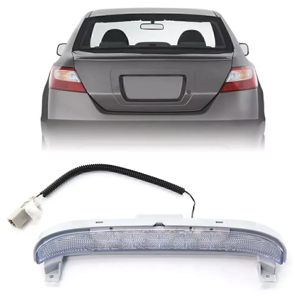 

Красный дымчатый полностью светодиодный третий стоп-сигнал с высоким креплением для Honda Civic EX Coupe 2006-2011, автомобильные аксессуары, модель США 34270SVAA01