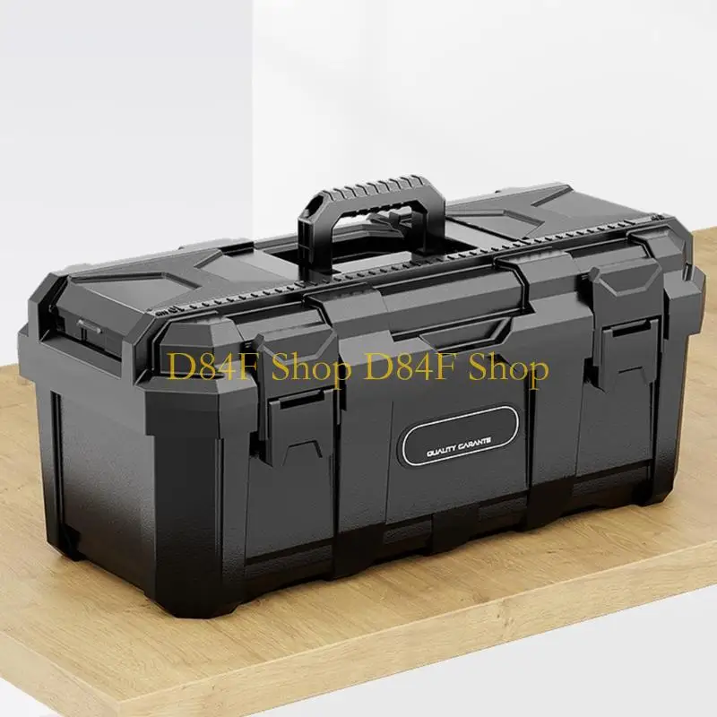 D84F Reliable Two Section Tool Bin Essential Tool Box Plastic Toolbox Organizers