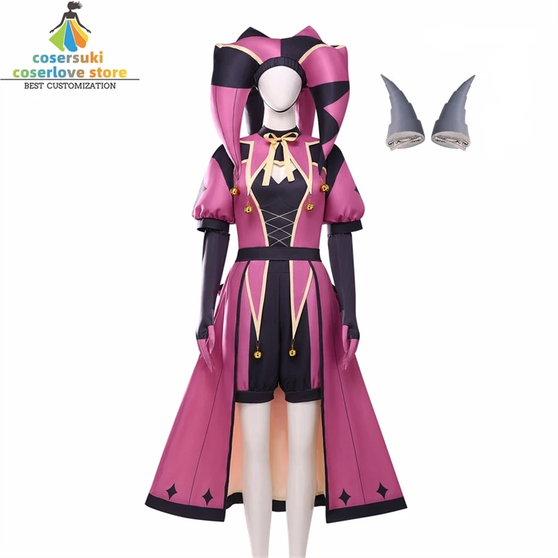 The Freak Circus Columbina Cosplay Costume Halloween Carnival Christmas Convention Outfit