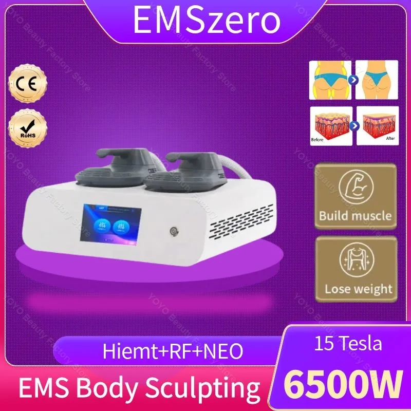 Emszero Nova Neo EMS 6500W 200Hz Muscle Sculpt Machine RF Hiemt Body Contouring Sculpting Muscle Stimulation Fat Burning