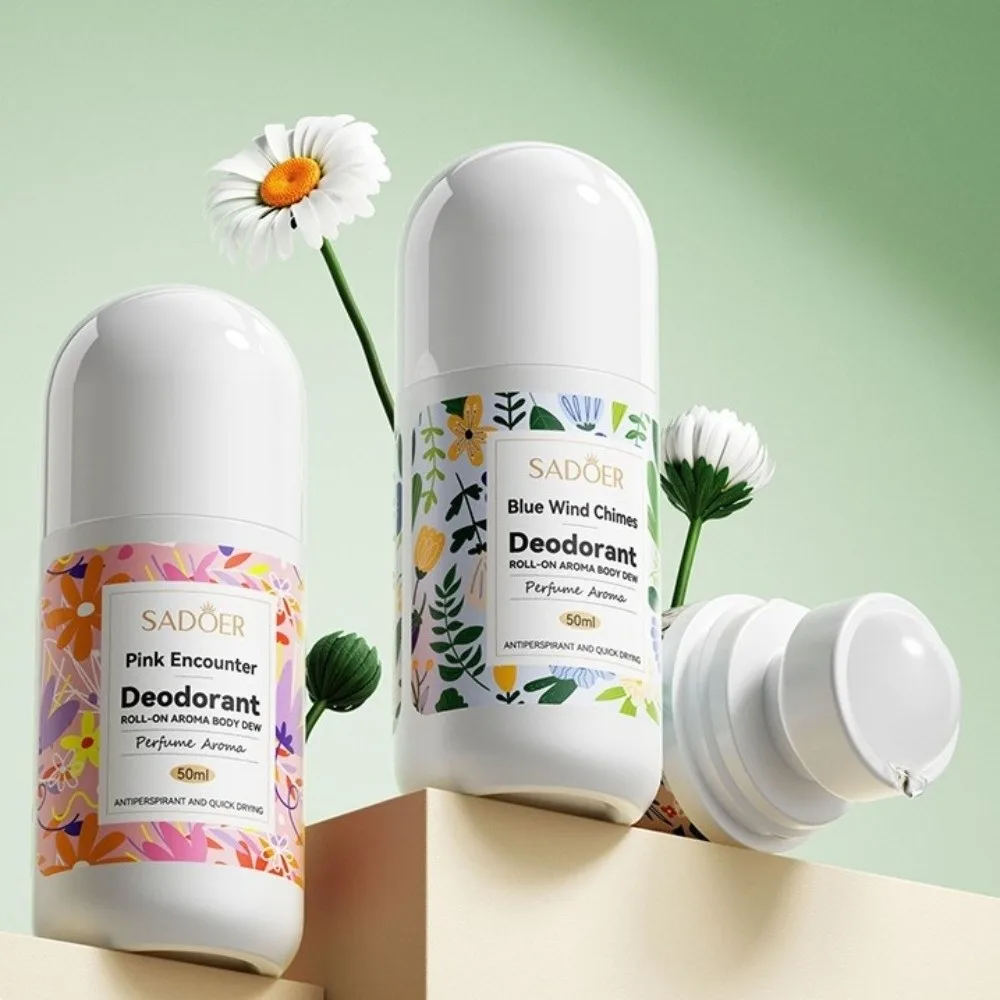 Quick Dry Ball Roller Antiperspirant Roll-on Design Refreshing Fragrance Roll-on Body Dew Easy Use Portable Deodorant Body Care