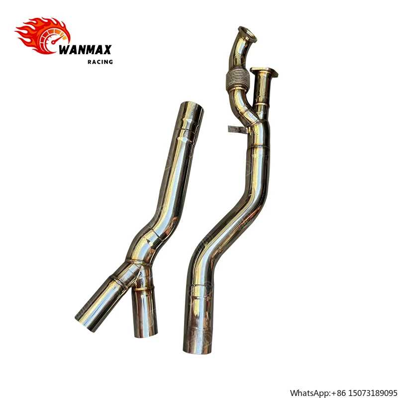 High Performance Exhaust Pipe 304ss Equal Length Front Pipe for  M2 M3 M4 G80 G82 G87