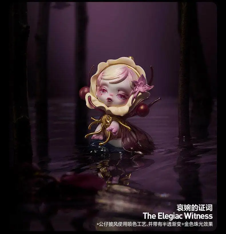 Authentische POPMART SKULLPANDA Petals In Four Acts Serie Blind Box Kawaii Anime Actionfigur Sammler-Puppe Mystery Box Spielzeug – Detail 27