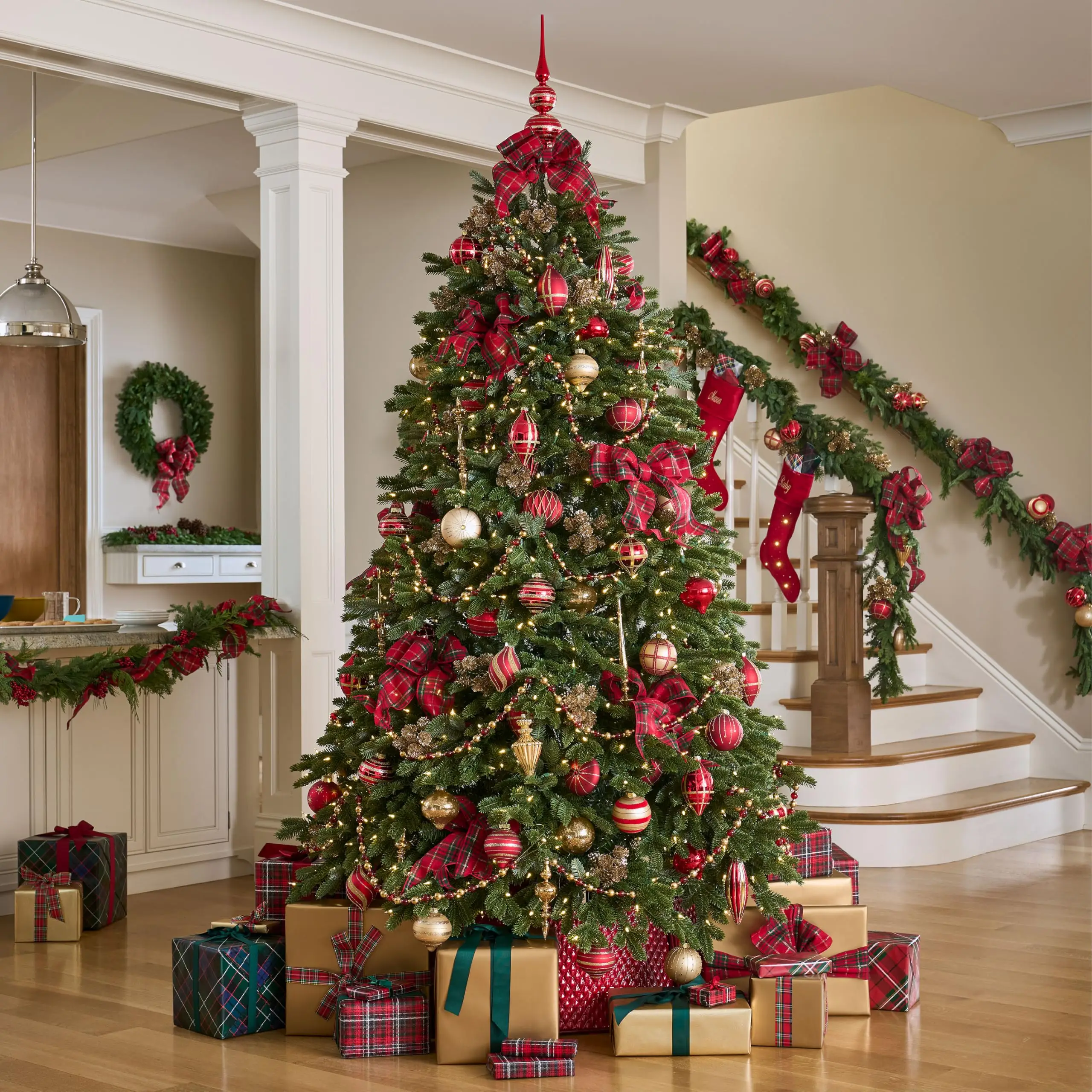 BH Fraser Fir - Full Christmas Tree with Most Realistic True Needle Foliage, Easy Plug Technology & Multiple Height and