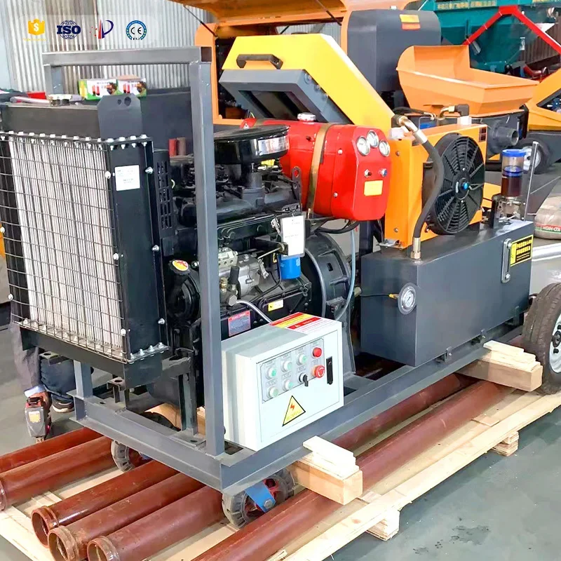 YG Customized Mobile Diesel Concrete Pumps Diesel Mini Diesel Concrete Pump, Pumping Device For 24m Concrete Stationary Pump