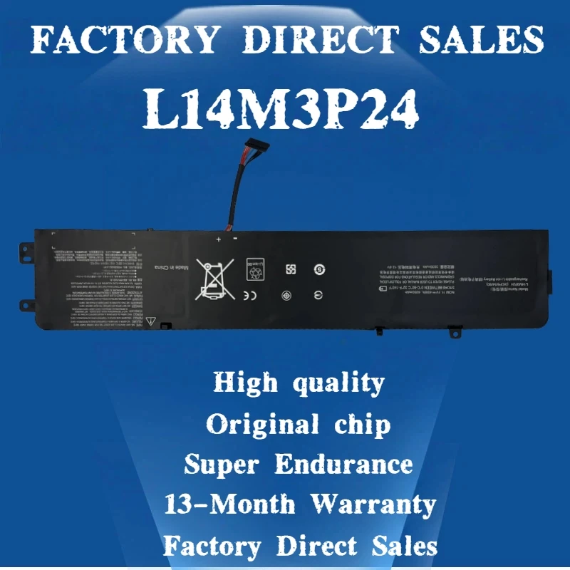 L14M3P24 L14S3P24 Laptop Battery For Lenovo IdeaPad Xiaoxin 700 Y700 Y720 14ISK Legion Y520 E520 R720 Series