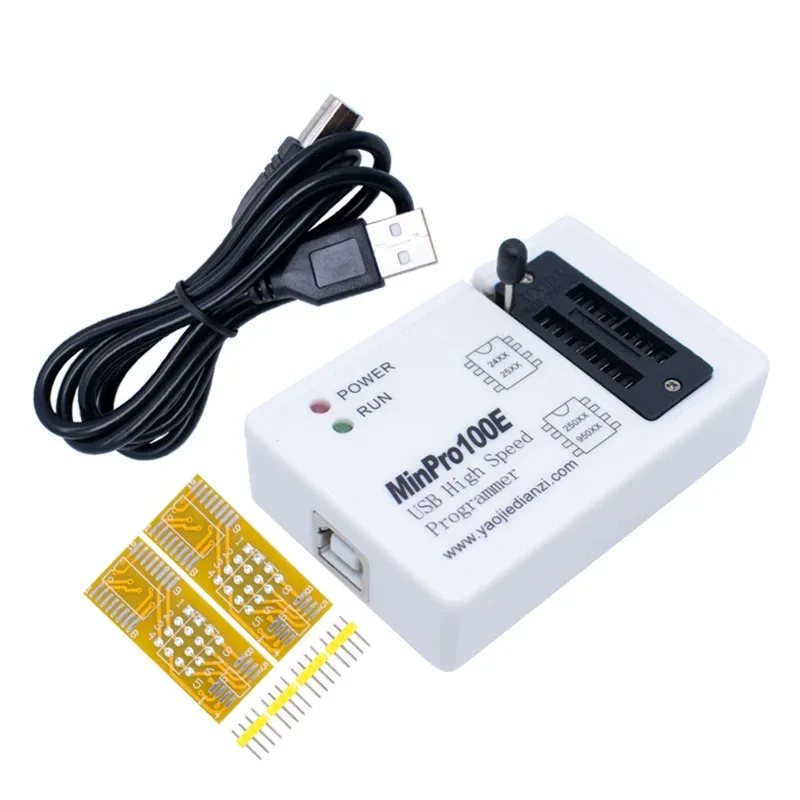 MinPro100E Programmer BIOS SPI FLASH 24/25/95 Memory USB Read Write Burner