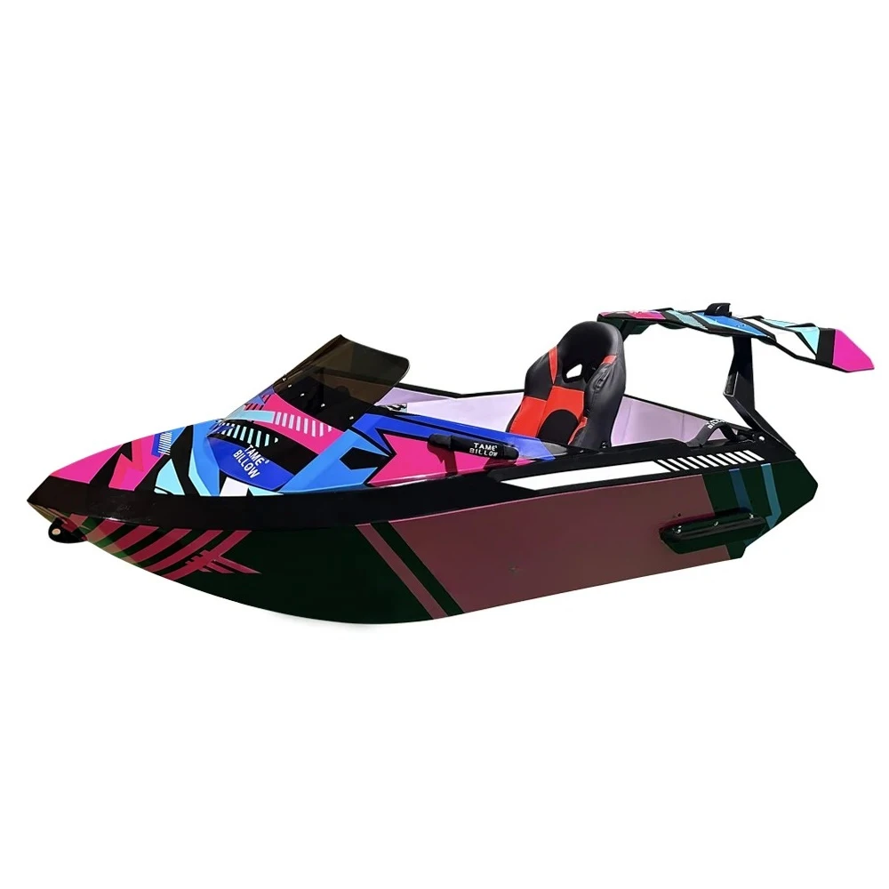 High Speed 30KW Electric Jet Kart 2025 Water Surfing Karting Boat