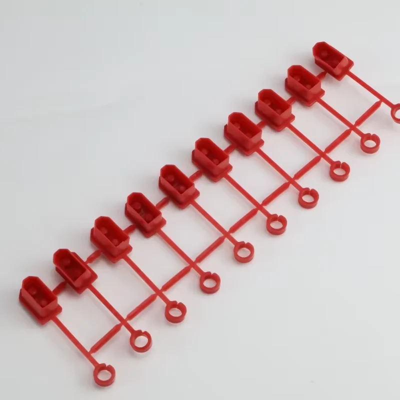 10 قطعة/الوحدة الأحمر البرتقالي XT60 التوصيل المطاط محطة معزول الغطاء الواقي قبعات مناسبة ل Rc يبو بطارية الغبار واقية قبعات #4