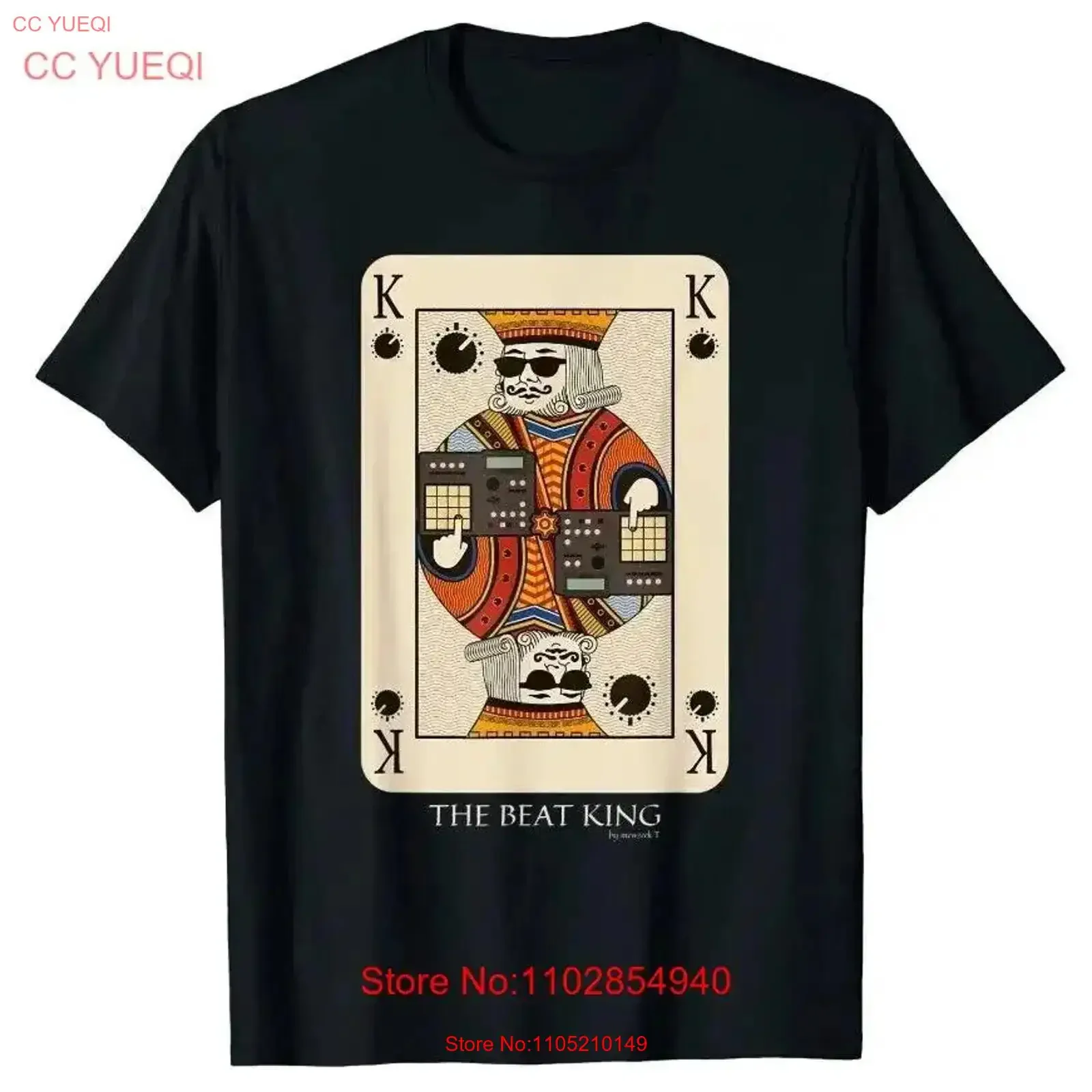 Mens Beatmaker King for Music Producer and Dj T Shirt Size S 5XL vintage Washed Top For Everyday Wear Versatile fashion