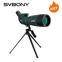 SVBONY 25-75x70 Telescopio de observación con zoom potente, monocular FMC BAK4, resistente al agua, para observación de aves, tiro al blanco, equipo de acampada con trípode