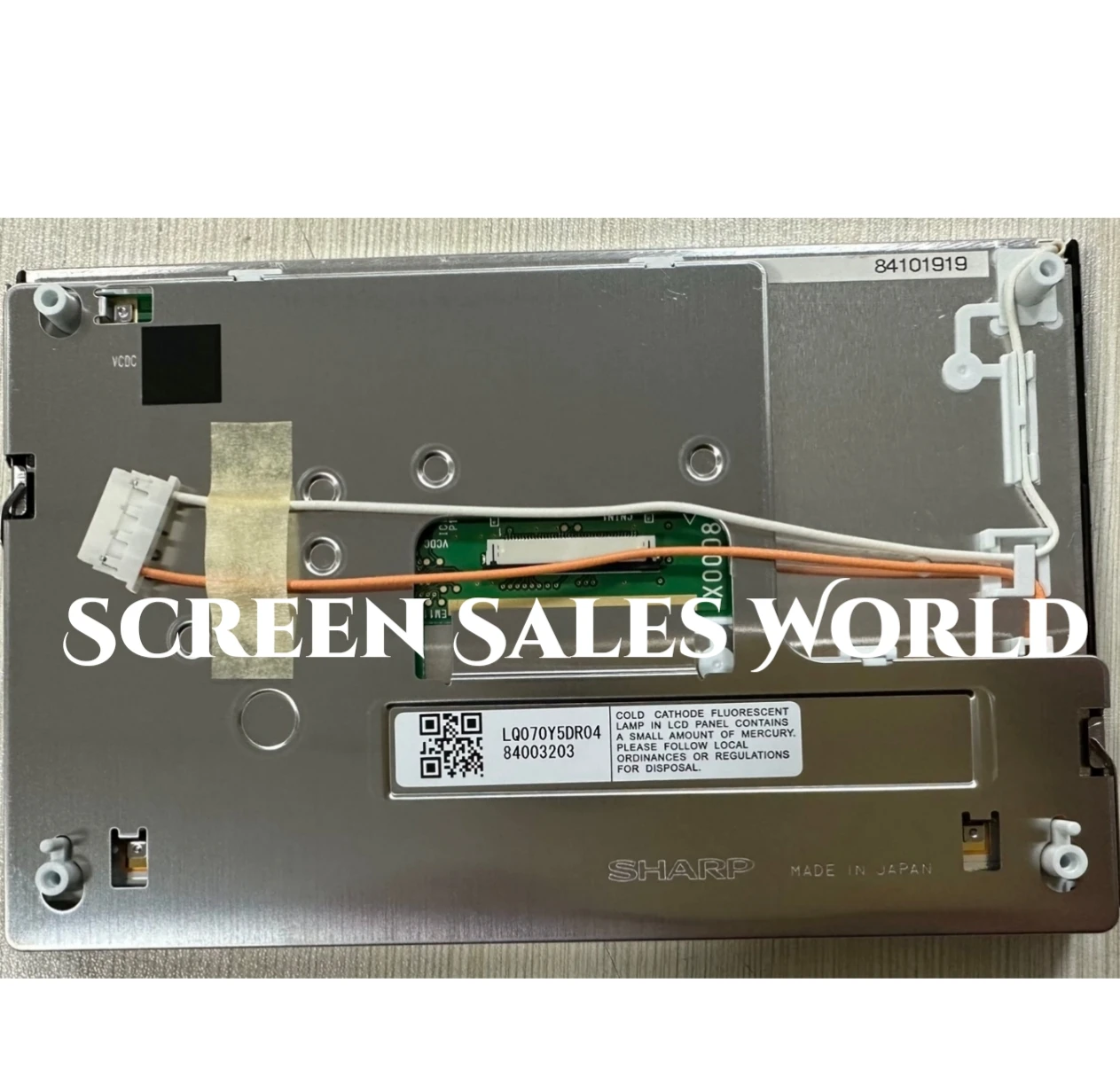 Original 7-inch LCD screen LQ070Y5DR04 in stock and fast delivery