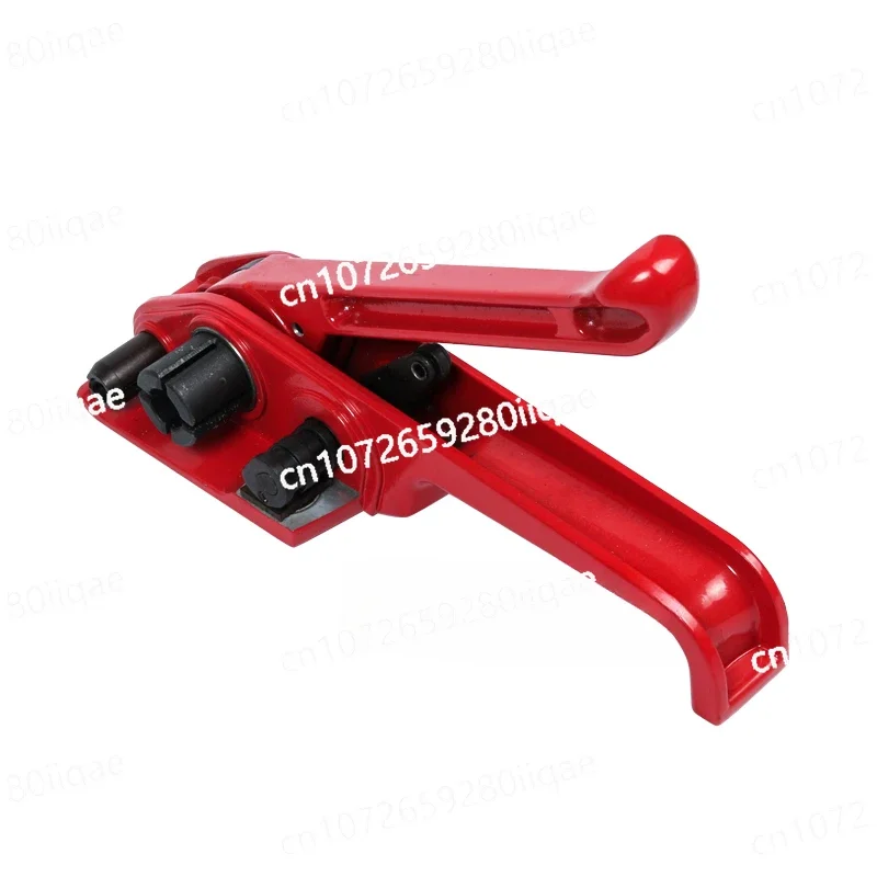 

Red tensioner, tensioner, universal PET plastic steel belt baler, manual binding, buckle-free packaging