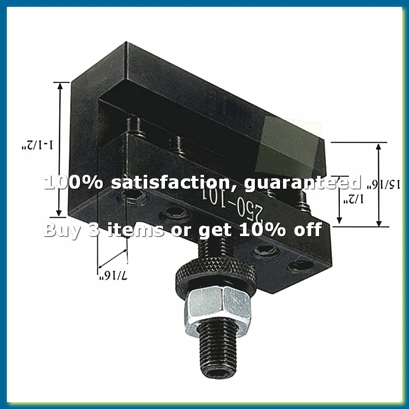 250-101 Turning and Facing Holder Quick Change Tool Post and Tool Holder Only Suitable for Piston Type-A62I