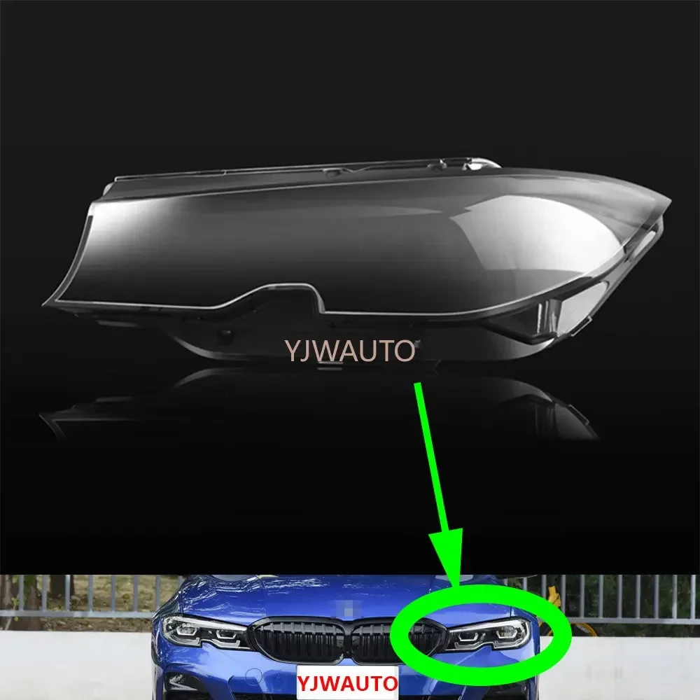 

For BMW G20 G28 320 325 2020 2021 2022 Headlight Cover Car Headlamp Lens Glass Replacement Front Lampshade Auto Shell