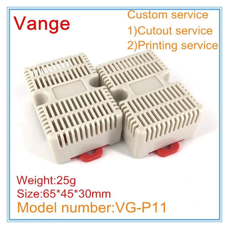 Vange PLC controller junction box 65*45*30mm ABS plastic case enclosure diy