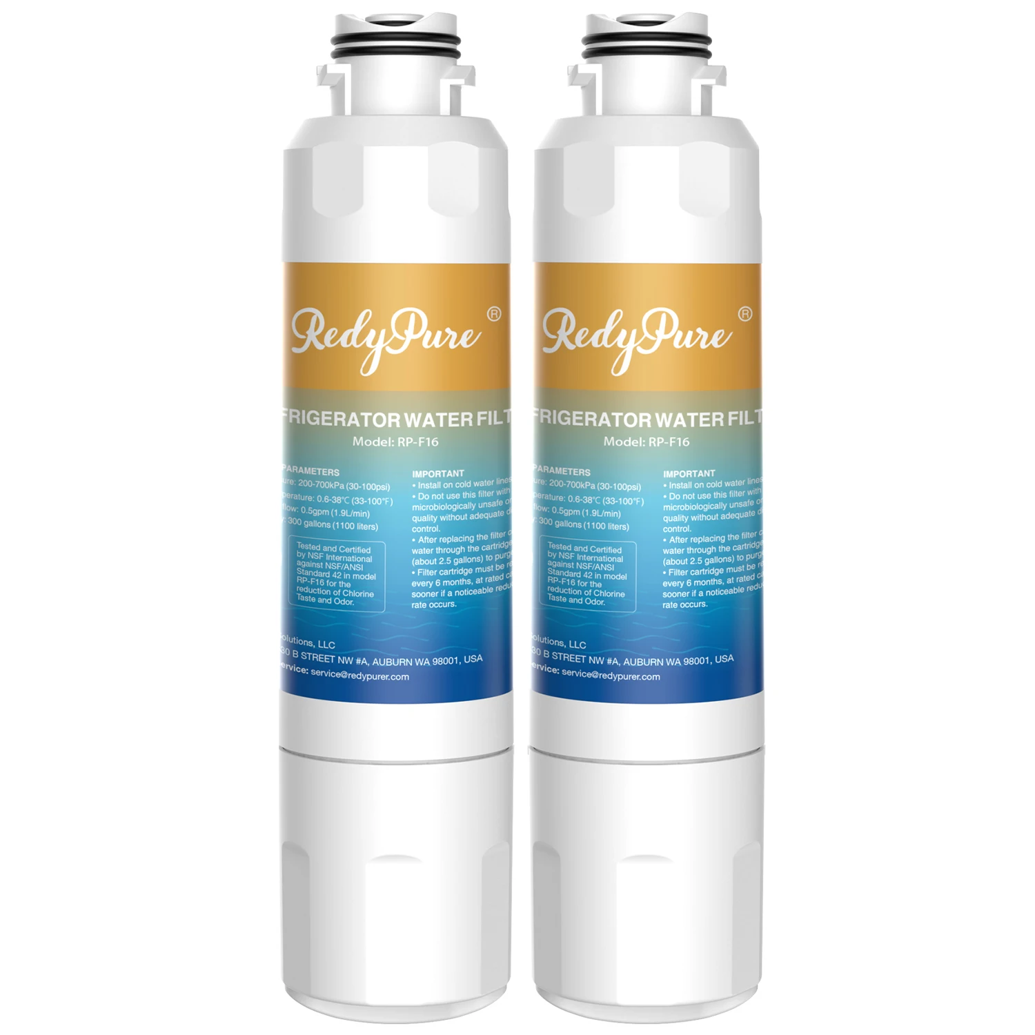 

2Pack Refrigerator Water Filter Replacement For Water Filter HAF-CIN EXP,DA29-00020B, HAF-CIN,RF28HMEDBSR, RS25J500DSR,HDX FMS-2
