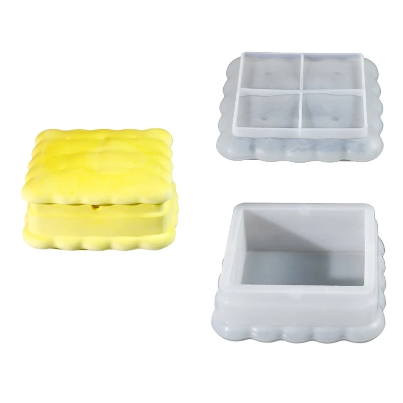 Multipurpose Flexible Silicone Mold Accessory for Sturdy Resin Ashtrays and Storage Boxes Easy to Demold Craft Supplies