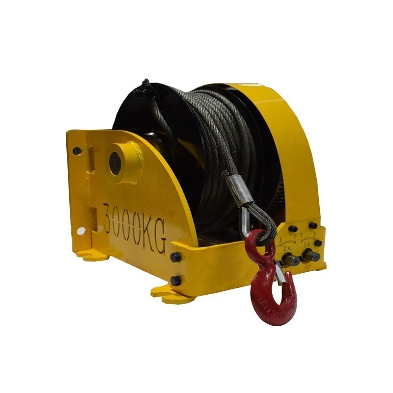 Manual two-speed winch, can install solar panel wire rope winch, two-speed can connect power tools