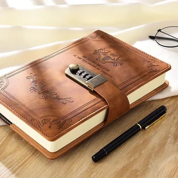 A5 Retro Lock Diary 1