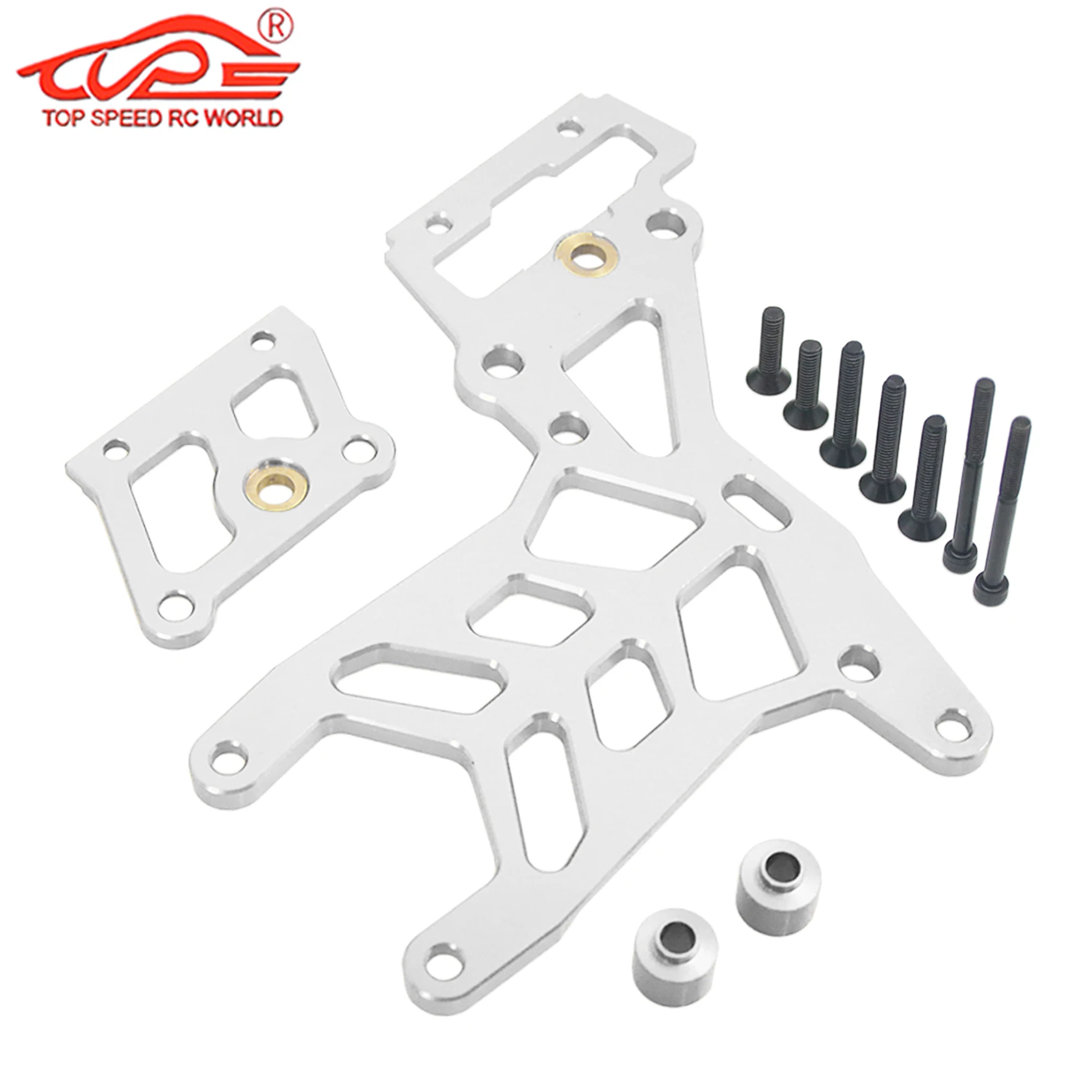 1/5 RC카 HPI ROFUN BAHA ROVAN KM BAJA 5B 5T 5SC 부품용 두꺼운 CNC 금속 앞/뒤 상단 플레이트 브레이크 브레이스 업그레이드