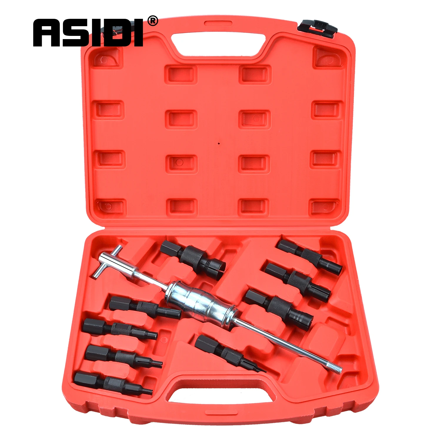 10pc Blind Hole Slide Hammer Pilot Bearing Puller Internal Extractor Removal Tool Set