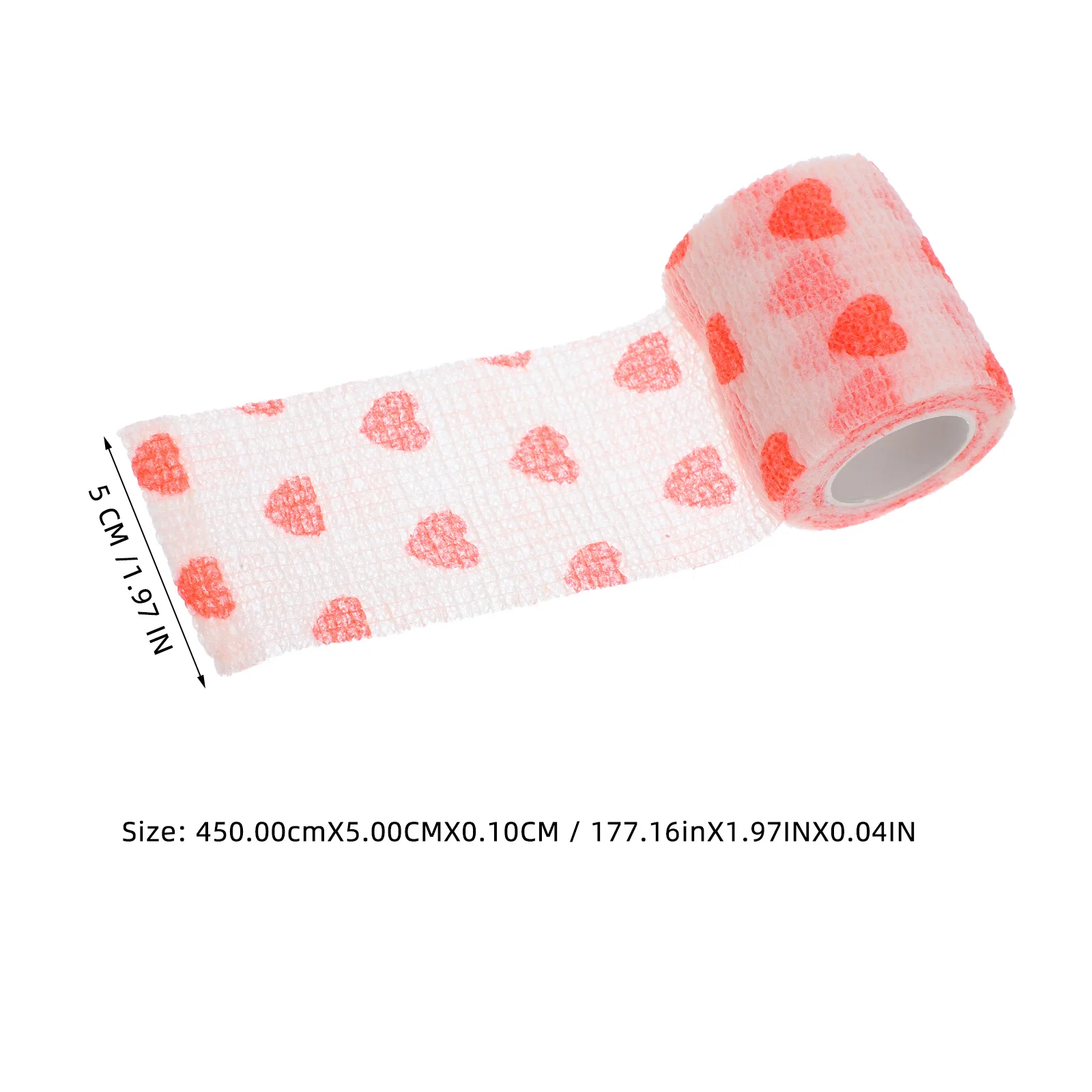 الحيوانات الأليفة الذاتي ضمادة التفاف 5 سنتيمتر x 4.5 متر غير المنسوجة الشريط للكلاب القطط الطيور الخيول الساقين الكفوف الجروح لا مضغ الكلب ضمادة التفاف #5