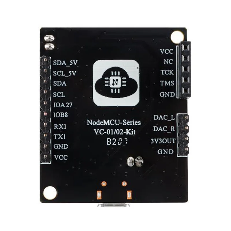 ABFN-2Pcs VC-02-Kit AI Intelligent Pure Offline Voice Development Board VC02 Offline Recognition Speech Control Module