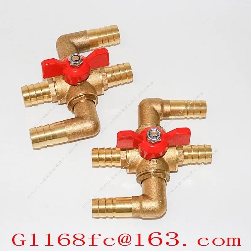 Integrated Copper Ball Valve Vehicle Warm Water Ball Valve Air Conditioning Four-way Valve